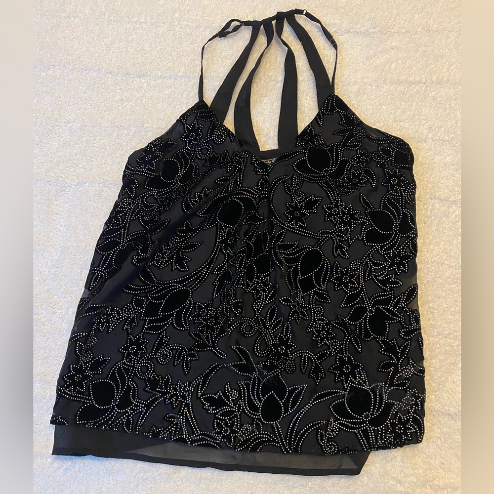 VGUC! Lucky Brand Velvet tank sz Small